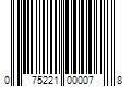 Barcode Image for UPC code 075221000078