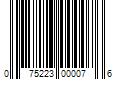 Barcode Image for UPC code 075223000076