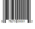 Barcode Image for UPC code 075270000012