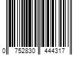 Barcode Image for UPC code 0752830444317