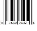 Barcode Image for UPC code 075300000326