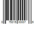 Barcode Image for UPC code 075315000076