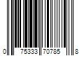 Barcode Image for UPC code 075333707858