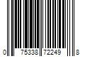 Barcode Image for UPC code 075338722498