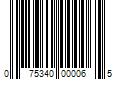 Barcode Image for UPC code 075340000065