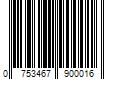 Barcode Image for UPC code 0753467900016