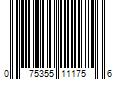 Barcode Image for UPC code 075355111756