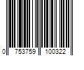 Barcode Image for UPC code 0753759100322