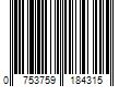 Barcode Image for UPC code 0753759184315