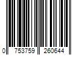 Barcode Image for UPC code 0753759260644