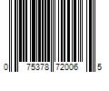 Barcode Image for UPC code 075378720065