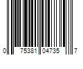 Barcode Image for UPC code 075381047357