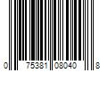 Barcode Image for UPC code 075381080408