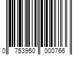 Barcode Image for UPC code 0753950000766