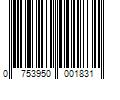 Barcode Image for UPC code 0753950001831