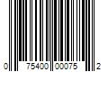 Barcode Image for UPC code 075400000752