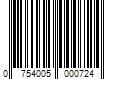 Barcode Image for UPC code 0754005000724