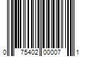 Barcode Image for UPC code 075402000071