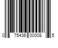 Barcode Image for UPC code 075436000085