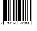 Barcode Image for UPC code 0754432204665