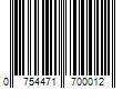 Barcode Image for UPC code 0754471700012