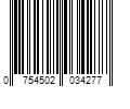 Barcode Image for UPC code 0754502034277