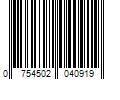 Barcode Image for UPC code 0754502040919