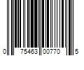 Barcode Image for UPC code 075463007705