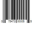 Barcode Image for UPC code 075473000055