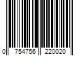 Barcode Image for UPC code 0754756220020