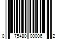 Barcode Image for UPC code 075480000062