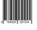 Barcode Image for UPC code 0754806251004