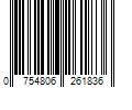 Barcode Image for UPC code 0754806261836