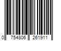 Barcode Image for UPC code 0754806261911