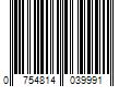 Barcode Image for UPC code 0754814039991