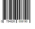 Barcode Image for UPC code 0754826008190