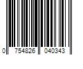 Barcode Image for UPC code 0754826040343