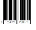 Barcode Image for UPC code 0754826200075