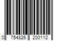 Barcode Image for UPC code 0754826200112