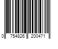 Barcode Image for UPC code 0754826200471