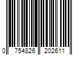 Barcode Image for UPC code 0754826202611