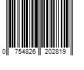 Barcode Image for UPC code 0754826202819