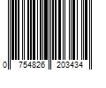 Barcode Image for UPC code 0754826203434