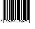 Barcode Image for UPC code 0754826203472