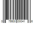 Barcode Image for UPC code 075500000416