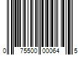 Barcode Image for UPC code 075500000645