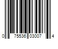 Barcode Image for UPC code 075536030074