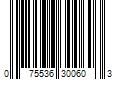 Barcode Image for UPC code 075536300603