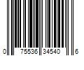 Barcode Image for UPC code 075536345406