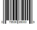 Barcode Image for UPC code 075536850009